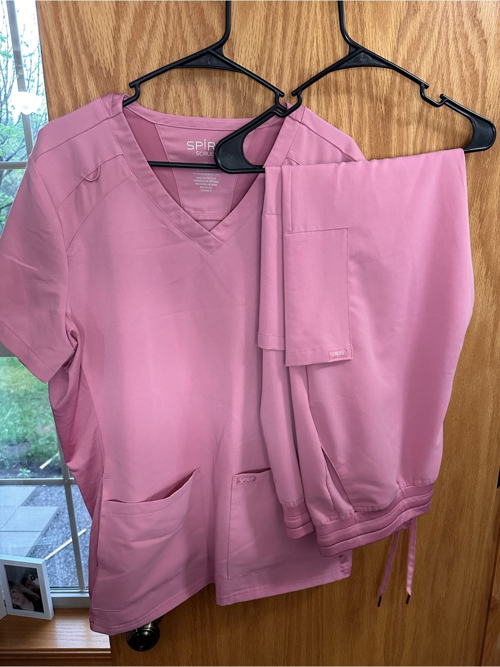 Spirit Women's Scrub Set in Rose Pink